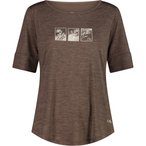 CMP  Damen  T-Shirts braun Größe XXS Trekking  Atmungsaktiv
