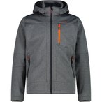 CMP Zip   Herren  Softshelljacke grau Größe 3XL Trekking  Wasserabweisend