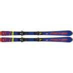 FISCHER Kinder Racing Ski THE CURV PRO JRS + FJ7 CA JRS, Größe 130 in Schwarz