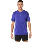 ASICS Herren T-Shirt ROAD SEAMLESS SS TOP, Größe L in Blau