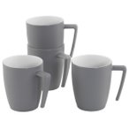Outwell - Gala Tassen-Set 4 Personen - Geschirr-Set grau