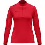 JAKO Damen Pullover Ziptop Light Flow Damen, Größe XL in Rot