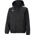 PUMA Kinder Blouson teamLIGA All Weather Jkt J, Größe 140 in Schwarz