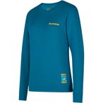 La Sportiva Climbing on the Moon  Damen  Pullover blau Größe M Bouldern | Spor