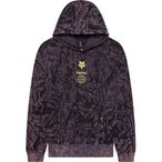 Fox Image Print Fleece  Herren  Hoodies lila Größe L Lifestyle  Hautfreundlich