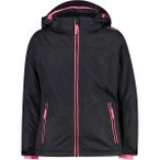 CMP Kinder Jacke KID G JACKET SNAPS HOOD, Größe 152 in Grau