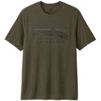 Patagonia Cap Cool Trail Stratapeaks T-Shirt, L, basin green