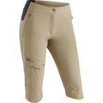 Maier Sports Inara Slim Capri Vario  Damen  Kurze Hosen beige Größe S Camping 