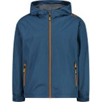 CMP Kinder Regenjacke KID JACKET FIX HOOD, Größe 128 in Blau