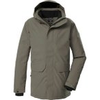 KILLTEC Herren Mantel KOW 85 MN PRK, Größe 4XL in Grün