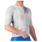 Castelli - Aero Race 8S Jersey - Radtrikot Gr XL grau