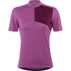 Löffler Skys Block Mid Half Zip Trikot Damen  Radtrikots lila Größe XS Gravel