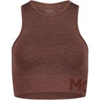Mons Royale Solace Merino Seamless Sport BH Damen  Sport-BHs braun Größe L   S