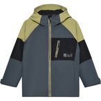 Color Kids Colorblock  Kinder  Regenjacke grau Größe 152 Trekking  Wasserdicht