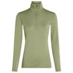 Icebreaker - Women's 260 Tech L/S Half Zip - Merinounterwäsche Gr S oliv