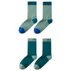 Reima - Kid's Parit Socks - Merinosocken 19-21 blau/türkis