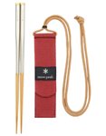 Snow Peak - Essstäbchen - Wabuki Collapsible Chopsticks Large  - Beige