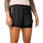 Brooks Cascadia 2-in-1  Damen  Laufhose schwarz Größe XS Trailrunning Geruchsn