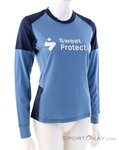 Sweet Protection Hunter Merino Hybrid LS Damen Bikeshirt-Blau-S