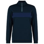Stoic - MerinoFleece335 MMXX. Lulea II Half Zip - Merinopullover Gr M blau
