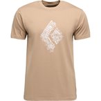 Black Diamond Engineered Diamond  Herren  T-Shirts braun Größe L Lifestyle  Ha