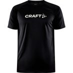 Craft Core Unify Logo  Herren  T-Shirts schwarz Größe L Trekking  Atmungsaktiv