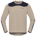 Norrøna - Skibotn Equaliser Tech Long Sleeve - Radtrikot Gr M beige