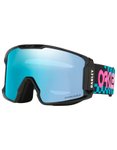 Oakley - Skibrille - Line Miner L Chex Black Prizm Sapphire  - Rosa