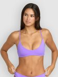 Volcom Simply Seamless Crop Bikini Top purple passion Gr. XS
