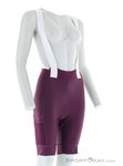 Rapha Brevet Element Cargo Bib Damen Bikeshort-Dunkel-Rot-XS