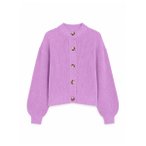 Mazine - Women's Crew Neck Knit Cardigan - Freizeitjacke Gr XL lila