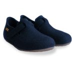 Haflinger - Focus - Hüttenschuhe 41 blau