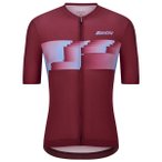 Santini - Verve S/S Jersey - Radtrikot Gr S rot