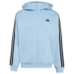 adidas - Essentials 3-Stripes Fleece Full-Zip Hoodie - Hoodie Gr S blau