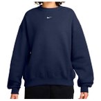 Nike - Women's Studio Fleece MW Oversize Crew - Pullover Gr XS blau