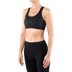 FALKE Damen BH Cross Back Medium Support, Größe XS in Schwarz