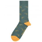 DEDICATED - Socks Sigtuna Bike Pattern - Multifunktionssocken 36-40 oliv