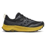 Saucony - Peregrine 16 GTX - Trailrunningschuhe 45 schwarz/ oil