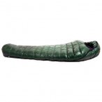 Western Mountaineering - Badger MF - Daunenschlafsack Gr 200 cm Zip: Left Grün/