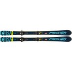 FISCHER Kinder Racing Ski THE CURV PRO JRS + FJ7 CA JRS, Größe 130 in Schwarz