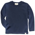 Engel - Kid's Sweatshirt L/S - Merinolongsleeve Gr 92 blau