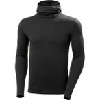 HELLY HANSEN Herren Unterhemd LIFA MERINO MIDWEIGHT HOODIE, Größe XL in Schwar