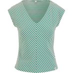 Blutsgeschwister Vintage V-Neck  Damen  T-Shirts weiss Größe L Lifestyle  Haut