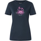 Super.Natural Damen Mrs Crab T-Shirt (Größe M, blau)