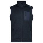 CMP - Vest Jacquard Knitted - Fleeceweste Gr 46 blau