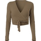 Mandala Signature Wrap  Damen  Longsleeves braun Größe XL Yoga  Hautfreundlich