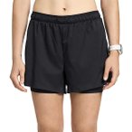 CIELE ATHLETICS DLY 4 Long Brief Damen Laufshorts ( Schwarz XS Größe,)