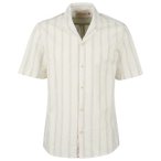 Revolution - Cuban Shirt Striped S/S - Hemd Gr XL weiß