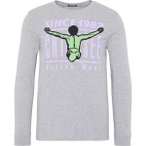 CHIEMSEE Longsleeve aus GOTS zertifizierter Baumwolle, Größe S in Silber