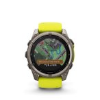 Garmin fenix 8 - 51 mm Solar Sapphire Titan ( Grau one size Größe,)